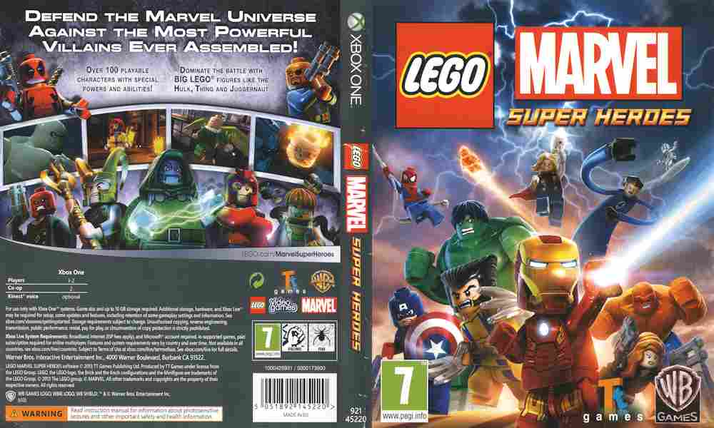 Игра Lego Marvel Super Heroes, Xbox one, 175-57, Баград.рф